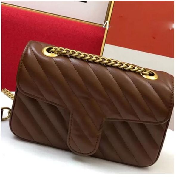 premium marmont chain shoulder bag women's fashion classic luxury designer handbag leather banquet brown crossbody size 22x6x13cm
premium marmont chain shoulder bag women's fashion classic luxury designer handbag leather banquet brown crossbody size 22x6x13cm