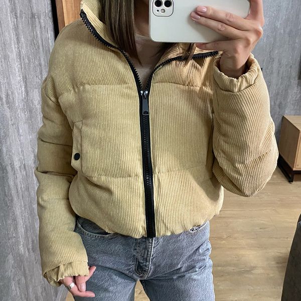2021 new winter women corduroy parka short jackets female fashion stand collar warm overcoat casual slim jackets l220725, Black
2021 new winter women corduroy parka short jackets female fashion stand collar warm overcoat casual slim jackets l220725, Black