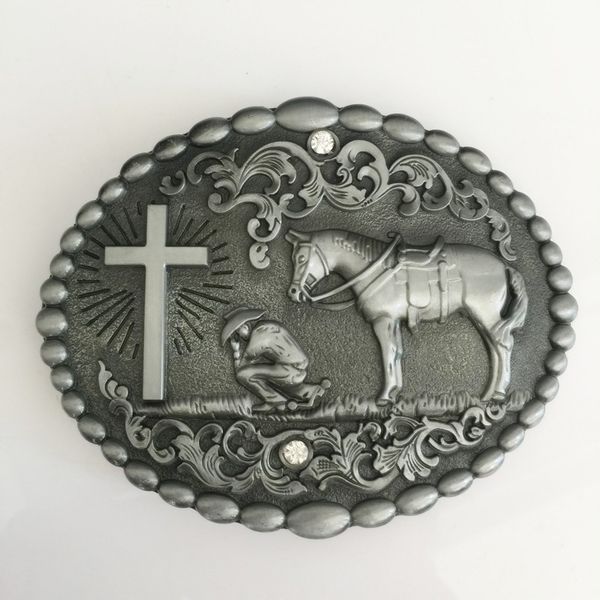 horse cross cowboys belt buckle woman man jeans jewelry accessories metal belt head fit 4cm wide belts, Slivery;black
horse cross cowboys belt buckle woman man jeans jewelry accessories metal belt head fit 4cm wide belts, Slivery;black