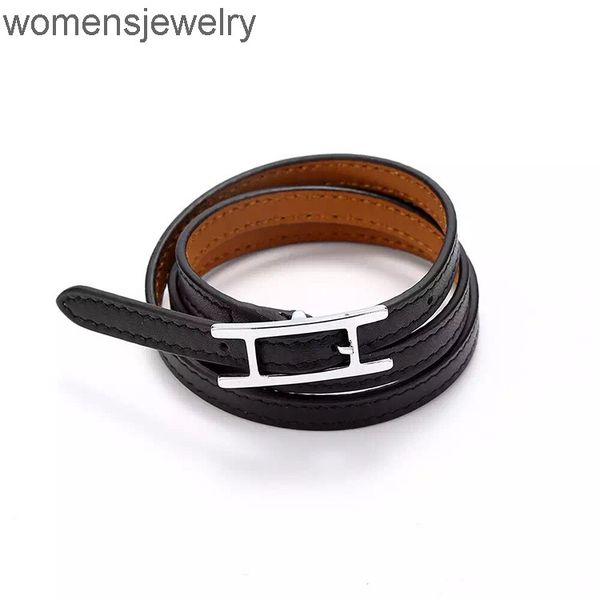 luxury designer jewelry mens bracelets h leather cuffs woman bracelet fashion bangle with three loops stainless steel lovers friendship, Golden;silver
luxury designer jewelry mens bracelets h leather cuffs woman bracelet fashion bangle with three loops stainless steel lovers friendship, Golden;silver