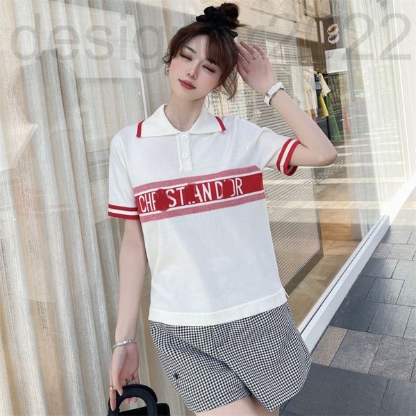 women's t-shirt designer d22 amoi letter jacquard sports casual polo shirt men's and women's same short sleeve t-shirt couple, White
women's t-shirt designer d22 amoi letter jacquard sports casual polo shirt men's and women's same short sleeve t-shirt couple, White