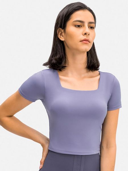 yoga outfit 2022 summer women's leisure fitness sports running elasticity short-sleeve u-shaped neckline crop
yoga outfit 2022 summer women's leisure fitness sports running elasticity short-sleeve u-shaped neckline crop