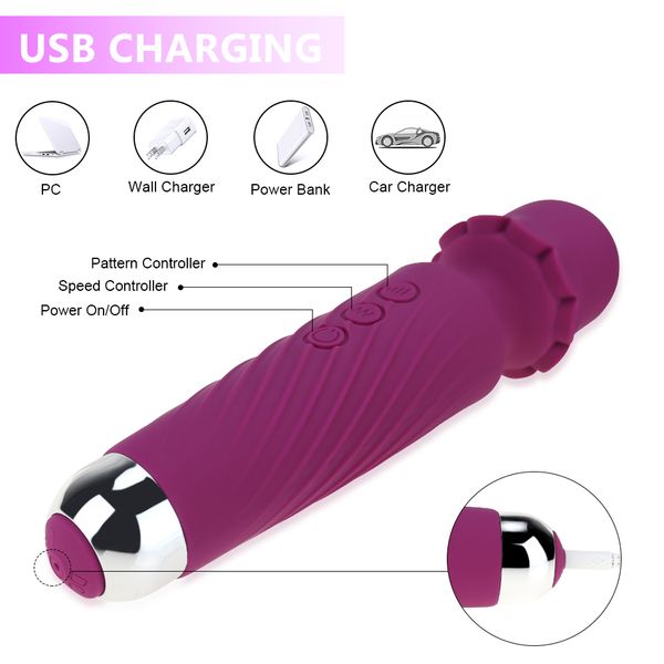 g-spot vibrator magic wand vibrators clit body massager vibrating for women big powerful magic wand stick av 20 speeds toysg g-spot vibrator magic wand vibrators clit body massager vibrating for women big powerful magic wand stick av 20 speeds toysg