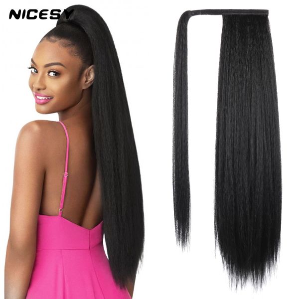 costume accessories synthetic long kinky straight yaki ponytail hair extension clip-in paste resistant 24in 100g wrap around hairpieces, Silver
costume accessories synthetic long kinky straight yaki ponytail hair extension clip-in paste resistant 24in 100g wrap around hairpieces, Silver