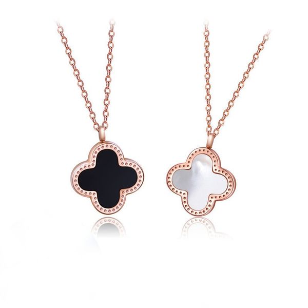 womens luxury designer necklace fashion four leaf clover cleef pendant necklace jewelry party lovers gift for girls women double sided color, Silver
womens luxury designer necklace fashion four leaf clover cleef pendant necklace jewelry party lovers gift for girls women double sided color, Silver