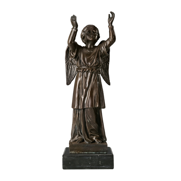little angel bronze statue sculpture exquisite antique boy figurine art marble base superior home decor christmas gifts, Silver
little angel bronze statue sculpture exquisite antique boy figurine art marble base superior home decor christmas gifts, Silver