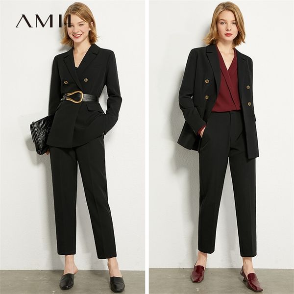 amii minimalism summer autumn suit set lapel double breasted suit coat solid vest high waist straight female pants 12040939 lj201126, White
amii minimalism summer autumn suit set lapel double breasted suit coat solid vest high waist straight female pants 12040939 lj201126, White
