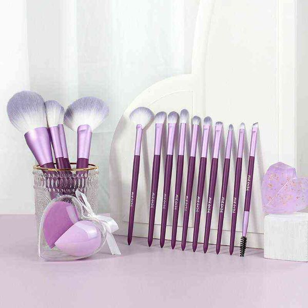 nxy makeup brush 14 ultra soft lavender set foundation make-up beginner full of beauty tools220629
nxy makeup brush 14 ultra soft lavender set foundation make-up beginner full of beauty tools220629