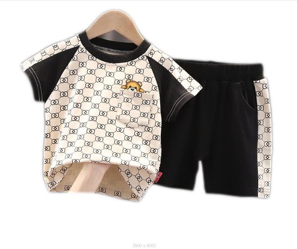 new summer baby girl clothes suit boys cotton cartoon bear t-shirt+shorts 2pcs/set toddler casual costume kids tracksuits w16, Blue
new summer baby girl clothes suit boys cotton cartoon bear t-shirt+shorts 2pcs/set toddler casual costume kids tracksuits w16, Blue