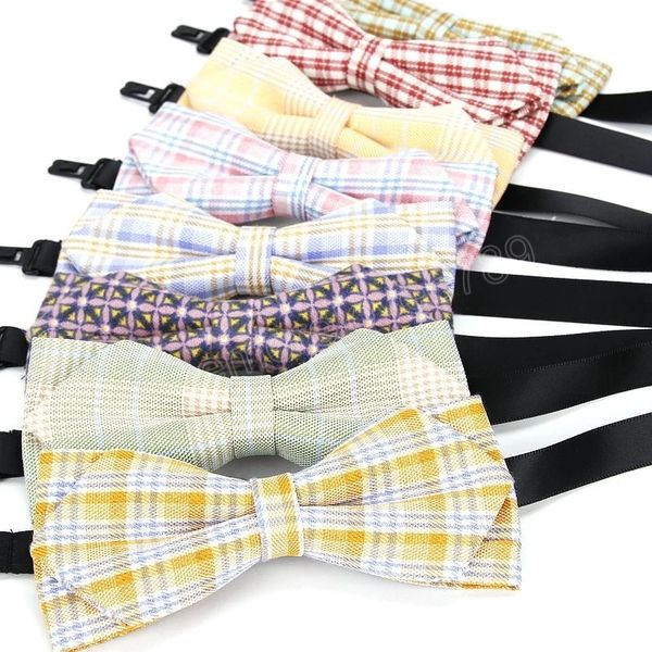 men bowtie fashion classic plaid ribbon neckwear adjustable mens gifts bow tie for wedding england style ties accessories, Black;gray
men bowtie fashion classic plaid ribbon neckwear adjustable mens gifts bow tie for wedding england style ties accessories, Black;gray