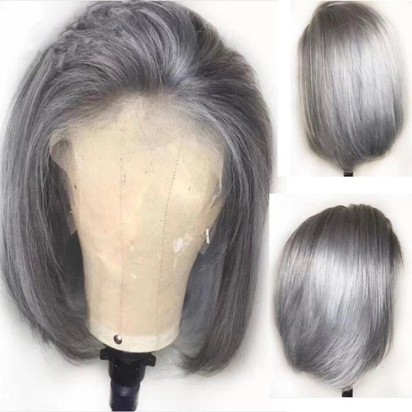 silver grey short bob wig hd transparent perruque lace front human hair wigs for women transparent gray closure frontal brazilian 150% densi, Black;brown
silver grey short bob wig hd transparent perruque lace front human hair wigs for women transparent gray closure frontal brazilian 150% densi, Black;brown