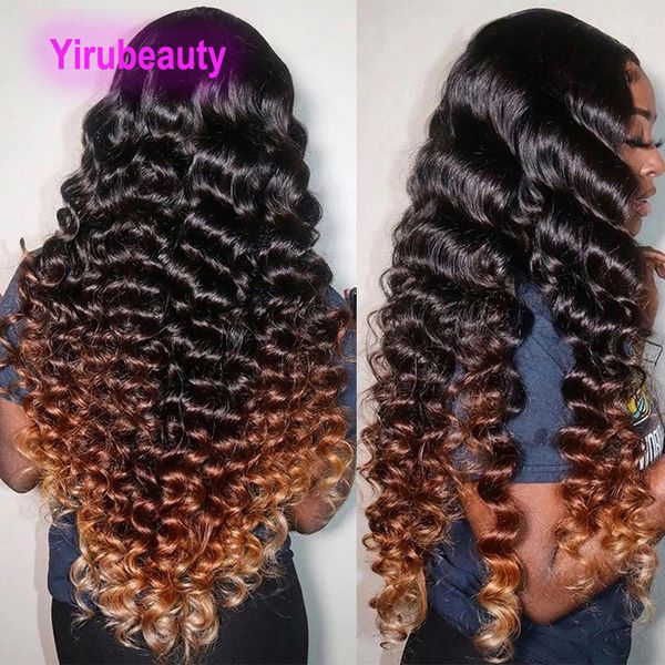 brazilian human hair 13x4 lace front wig 1b/4/30 ombre three tone color peruvian malaysian indian loose deep 150% 180% 210% density, Black;brown
brazilian human hair 13x4 lace front wig 1b/4/30 ombre three tone color peruvian malaysian indian loose deep 150% 180% 210% density, Black;brown