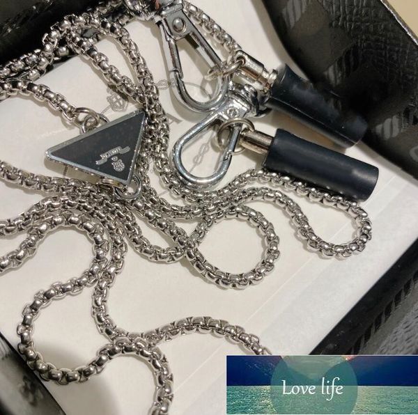 inverted triangle metal label necklace multi-functional earphone chain european and american popular product, Silver
inverted triangle metal label necklace multi-functional earphone chain european and american popular product, Silver