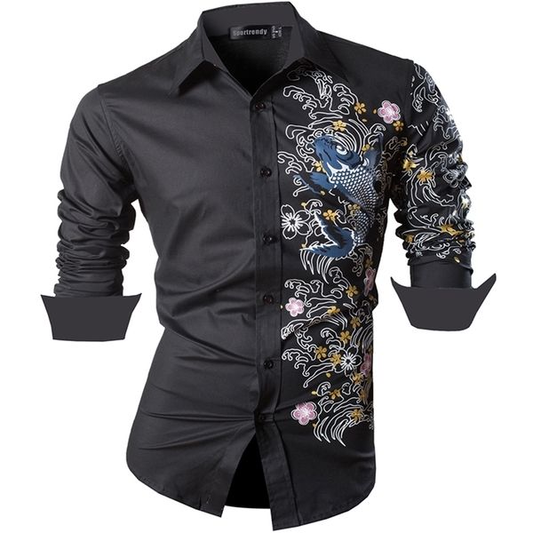 sportrendy men's shirt dress casual long sleeve slim fit fashion dragon stylish jzs091 black 220323, White;black
sportrendy men's shirt dress casual long sleeve slim fit fashion dragon stylish jzs091 black 220323, White;black