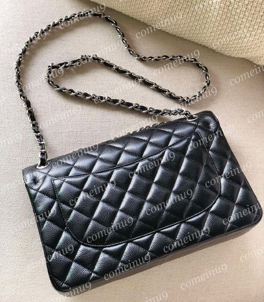 original quality women's lambskin medium flap bags caviar leather quilted double chain shoulder bag crossbody purse designers handbag 3
original quality women's lambskin medium flap bags caviar leather quilted double chain shoulder bag crossbody purse designers handbag 3