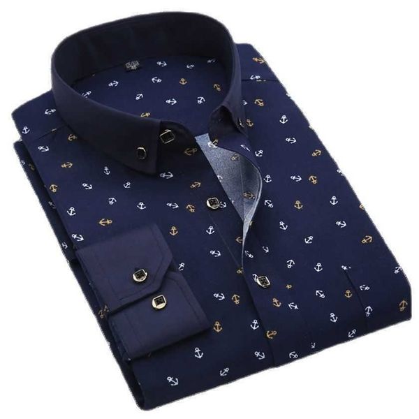 men shirt long sleeve floral printed plaid fashion pocket casual shirts 100% polyester soft comfortable men dress shirt 210701, White;black
men shirt long sleeve floral printed plaid fashion pocket casual shirts 100% polyester soft comfortable men dress shirt 210701, White;black
