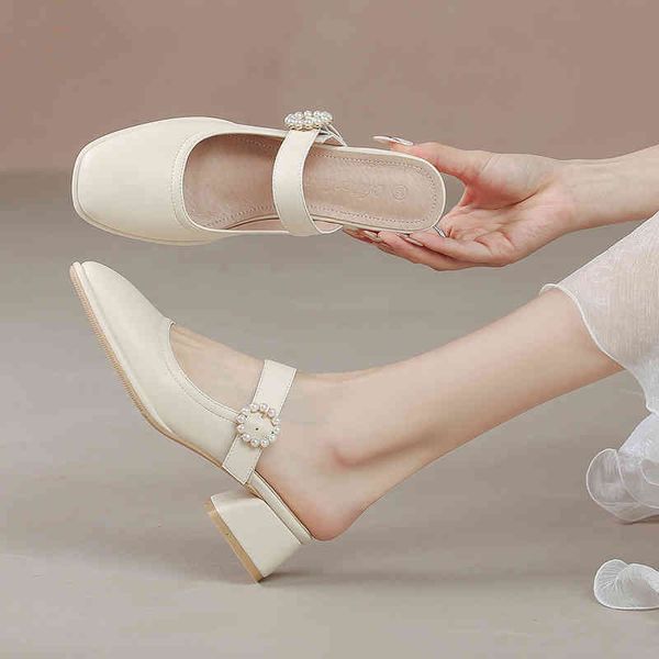 slippers summer travel wear sandals live broadcast baotou mary jane shoes thick heel leather women 5xv0, Black
slippers summer travel wear sandals live broadcast baotou mary jane shoes thick heel leather women 5xv0, Black