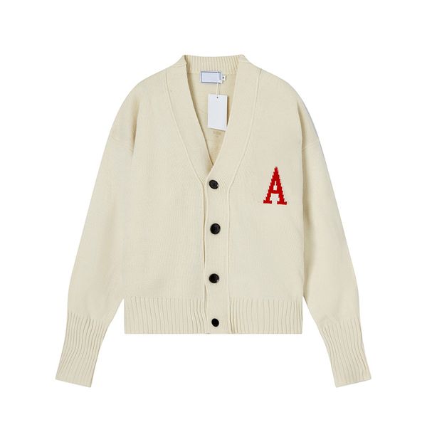r button cardigan sweater couple v neck sweater street letter print embroidered knit sweatshirt, White;black
r button cardigan sweater couple v neck sweater street letter print embroidered knit sweatshirt, White;black
