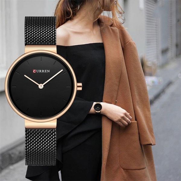 curren 9016 fashion blue ladies watches mesh stainless steel quartz watch women luxury simple wristwatches analog lady clock 220409, Slivery;golden
curren 9016 fashion blue ladies watches mesh stainless steel quartz watch women luxury simple wristwatches analog lady clock 220409, Slivery;golden