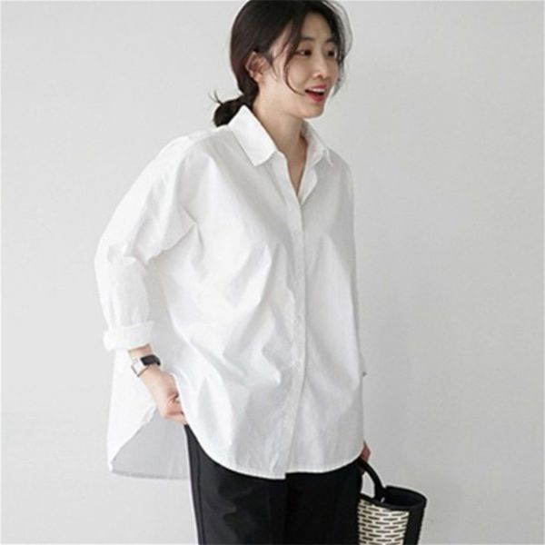 lanmrem new summer fashion women clothing turn-down collar bawting styles white single breasted shirt female blouse wl634 201202
lanmrem new summer fashion women clothing turn-down collar bawting styles white single breasted shirt female blouse wl634 201202