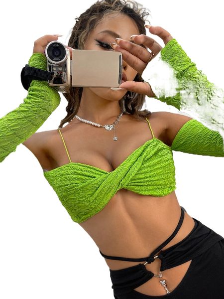 twist front crop o7md#, White
twist front crop o7md#, White