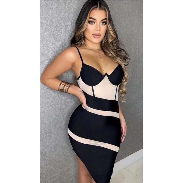 dresses women summer ladies sleeveless backless patchwork black bodycon bandage dress elegant evening party club, Black;gray
dresses women summer ladies sleeveless backless patchwork black bodycon bandage dress elegant evening party club, Black;gray