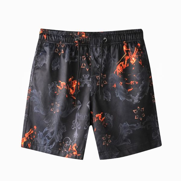 european and american men's wear summer 2022 new black printed slim beach pants fashion casual shorts five minutes of pants, White;black
european and american men's wear summer 2022 new black printed slim beach pants fashion casual shorts five minutes of pants, White;black