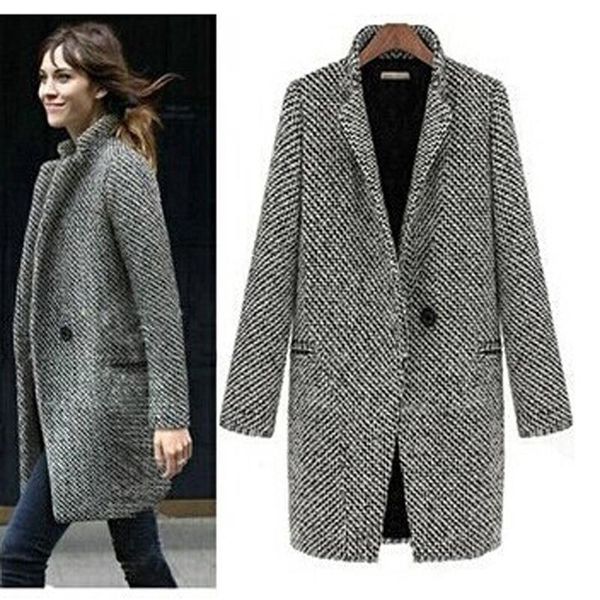 spring autumn womens houndstooth trench coat elegant outerwear for women turndown collar gray femme winter 201030, Tan;black
spring autumn womens houndstooth trench coat elegant outerwear for women turndown collar gray femme winter 201030, Tan;black