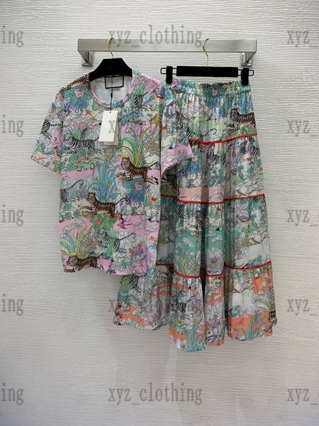 design lady dresses 2 piece dress sets t-shirt + puffy skirts a-line high waists slim skirt round neck tiger print skirts fashion summer hig, White
design lady dresses 2 piece dress sets t-shirt + puffy skirts a-line high waists slim skirt round neck tiger print skirts fashion summer hig, White
