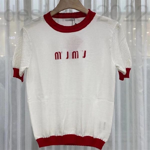 women's sweaters designer miu letter mesh short sleeve round neck t-shirt fashion youth sportswear women's summer 3s6g, White;black
women's sweaters designer miu letter mesh short sleeve round neck t-shirt fashion youth sportswear women's summer 3s6g, White;black