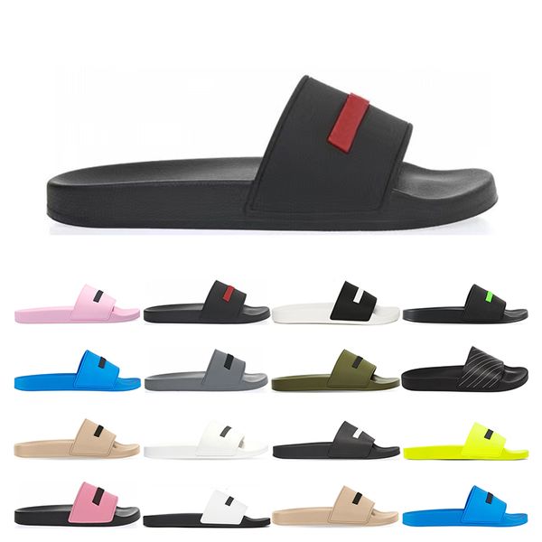 luxurys designers pool slides rubber slippers mens womens black fluo green yellow bule beige rose pink sandals sports sneakers outdoor
luxurys designers pool slides rubber slippers mens womens black fluo green yellow bule beige rose pink sandals sports sneakers outdoor