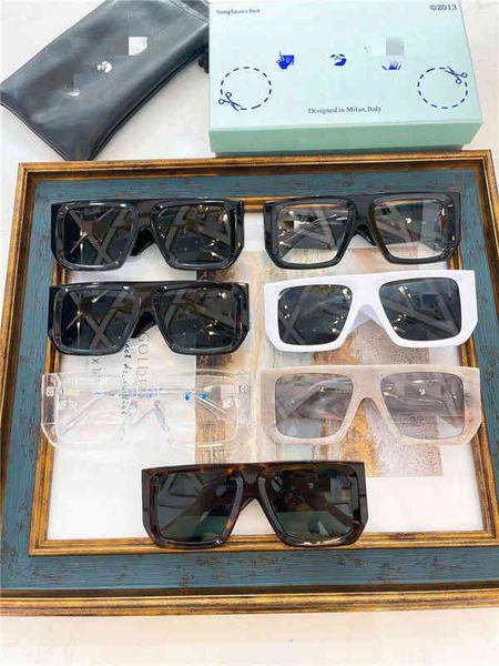 sunglasses ss off style ins hip hop net red same fashion street s large frame men's and women's, White;black
sunglasses ss off style ins hip hop net red same fashion street s large frame men's and women's, White;black