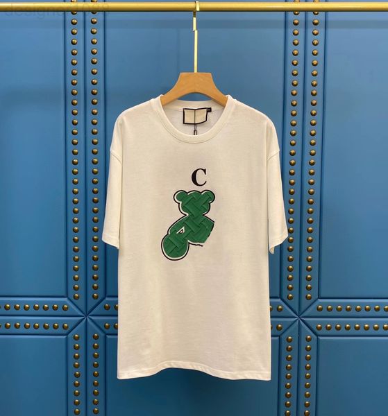 women's t-shirt designer 22 spring and summer new g letter three-dimensional knitting paste cloth bear cartoon age reduction round neck, White
women's t-shirt designer 22 spring and summer new g letter three-dimensional knitting paste cloth bear cartoon age reduction round neck, White