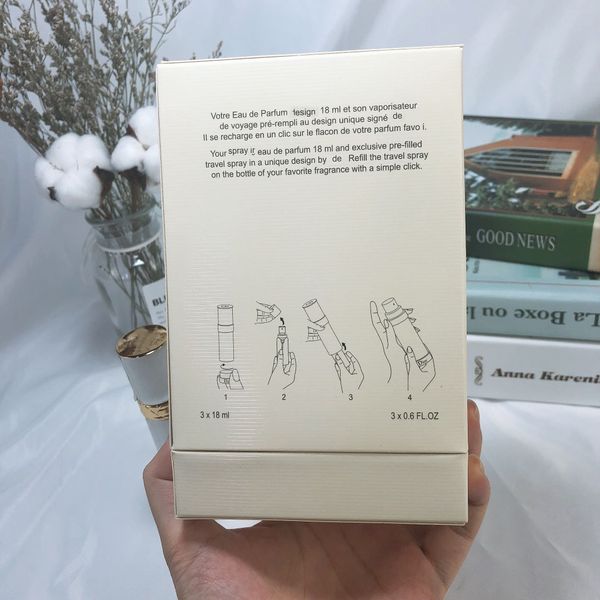 perfume set 18ml with 3pcs kit woman fragrance eau de parfum spray long lasting time good smell lady cologne incense 0.6fl.oz sample gift 3i
perfume set 18ml with 3pcs kit woman fragrance eau de parfum spray long lasting time good smell lady cologne incense 0.6fl.oz sample gift 3i