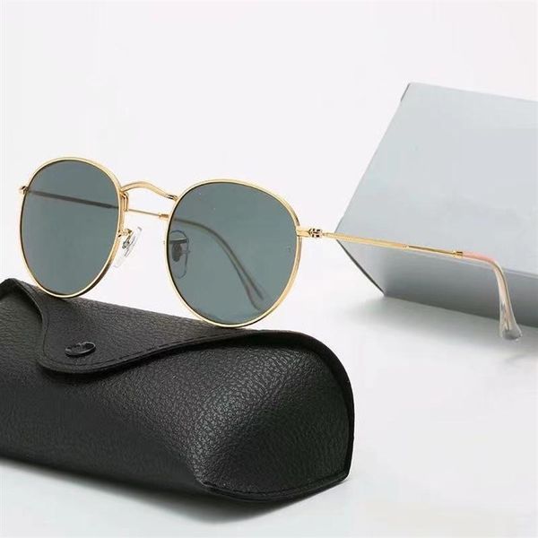 classic round luxury designer sunglasses men's and women's polarized uv 400 metal frame polarized lenses with box2153, White;black
classic round luxury designer sunglasses men's and women's polarized uv 400 metal frame polarized lenses with box2153, White;black