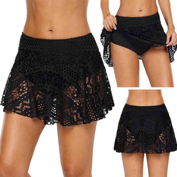 designer swimwear bikini women's hollow out trunks lace triangle beach skirt swimming shorts, White;black
designer swimwear bikini women's hollow out trunks lace triangle beach skirt swimming shorts, White;black