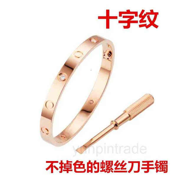 designer luxury carti er brand bracelet fashion trend stainless steel bracelet non fading plated 18k rose gold cross screw, Silver
designer luxury carti er brand bracelet fashion trend stainless steel bracelet non fading plated 18k rose gold cross screw, Silver