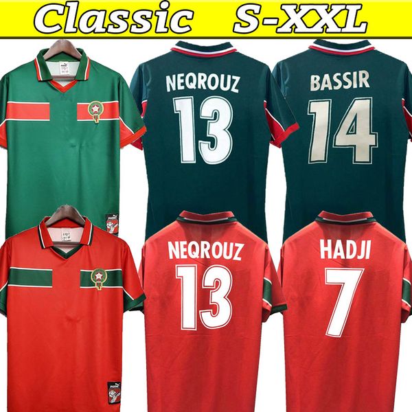 98 retro morocco soccer jersey ouakili neqrouz bassir abrami ancient maillot hadji football shirt classic calcio el hadrioui, Black;yellow
98 retro morocco soccer jersey ouakili neqrouz bassir abrami ancient maillot hadji football shirt classic calcio el hadrioui, Black;yellow