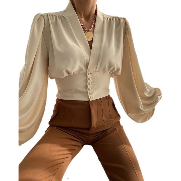 women's t-shirt zoctuo women casual tshirt fall lady long lantern sleeve v neck corset crop sheath tee shirt outdoor autumn lo, White
women's t-shirt zoctuo women casual tshirt fall lady long lantern sleeve v neck corset crop sheath tee shirt outdoor autumn lo, White