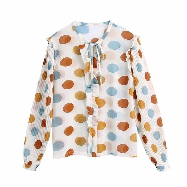 women polka dot printed blouse long sleeves fashion chic casual woman blouse shirt femme mujer blusas 210709, White
women polka dot printed blouse long sleeves fashion chic casual woman blouse shirt femme mujer blusas 210709, White