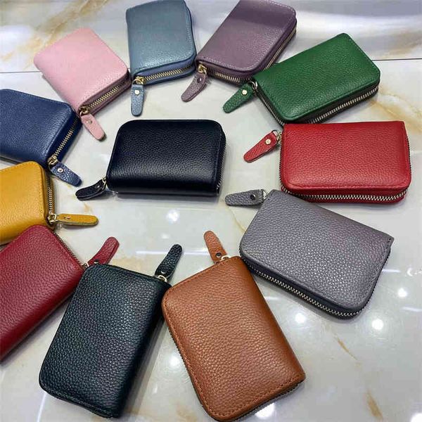 card holders leather luxury organ card bag men's and women's general large capacity multifunctional zero wallet anti-theft yk06, Brown;gray
card holders leather luxury organ card bag men's and women's general large capacity multifunctional zero wallet anti-theft yk06, Brown;gray