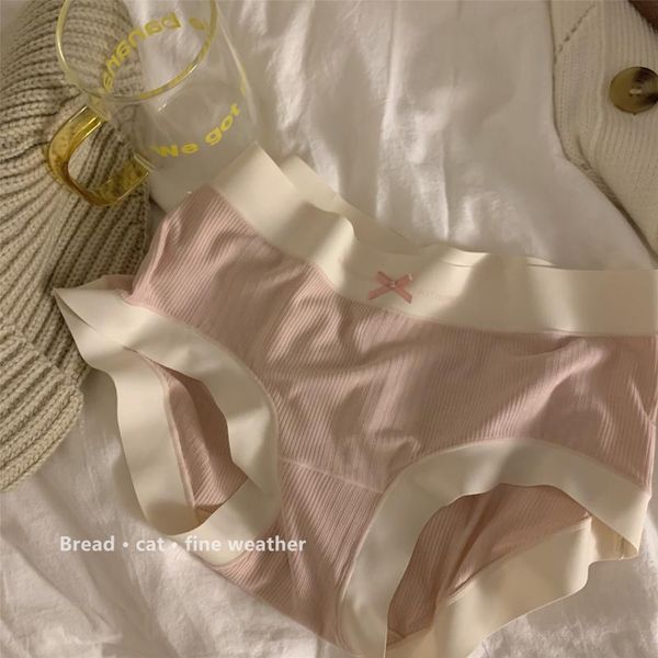 women's panties there is always a beam of light warming you mid-waist modal thread cotton mask high elastic seamless briefs women, Black;pink
women's panties there is always a beam of light warming you mid-waist modal thread cotton mask high elastic seamless briefs women, Black;pink