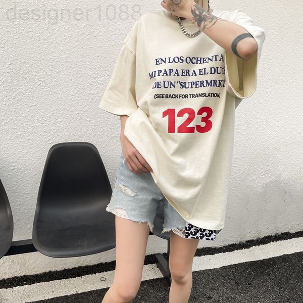 women's t-shirt designer 22 spring and summer new high street loose t-shirt digital print off shoulder sleeve design oversize 11jy, White
women's t-shirt designer 22 spring and summer new high street loose t-shirt digital print off shoulder sleeve design oversize 11jy, White