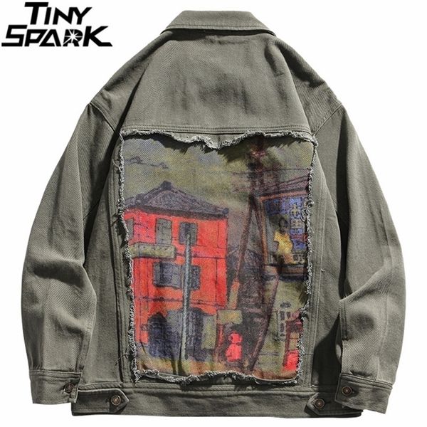 mens streetwear denim bomber jacket coat harajuku painting printed jacket coat hip hop ripped vintage retro denim jacket 201218, Black;brown
mens streetwear denim bomber jacket coat harajuku painting printed jacket coat hip hop ripped vintage retro denim jacket 201218, Black;brown