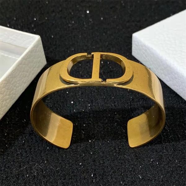 letter large open bracelet women's old alternative temperament bracelet, Black
letter large open bracelet women's old alternative temperament bracelet, Black