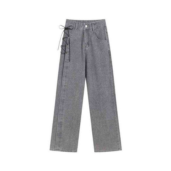 retro grey jeans women's korean style fashion 90s wide leg trousers high waist straight loose pants mom pants boyfriend pants t220728, Blue
retro grey jeans women's korean style fashion 90s wide leg trousers high waist straight loose pants mom pants boyfriend pants t220728, Blue