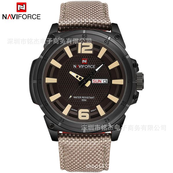 wristwatches 9066 men's watch sports leisure multifunctional waterproof quartz wristwatches, Slivery;brown
wristwatches 9066 men's watch sports leisure multifunctional waterproof quartz wristwatches, Slivery;brown