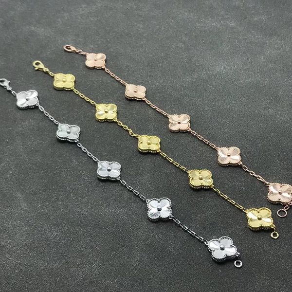 fashion luxury clover designer charm bracelets for girls women 18k gold brand gold silver shining bracelet earrings necklace wedding party j, Golden;silver
fashion luxury clover designer charm bracelets for girls women 18k gold brand gold silver shining bracelet earrings necklace wedding party j, Golden;silver