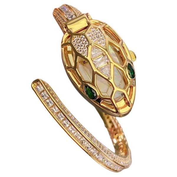 popular women's quartz watch fashion 33mm stainless steel gold dial waterproof personality girl snake diamond designer watches watchs 2, Slivery;brown
popular women's quartz watch fashion 33mm stainless steel gold dial waterproof personality girl snake diamond designer watches watchs 2, Slivery;brown