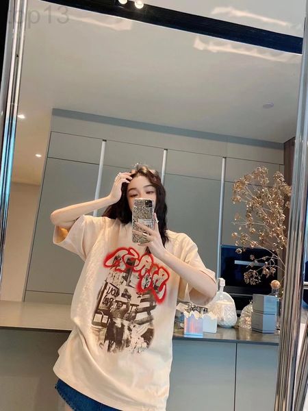 women's t-shirt designer chaopai 22 early spring new niche design fashionable creative letter printing loose short sleeve t-shirt for, White
women's t-shirt designer chaopai 22 early spring new niche design fashionable creative letter printing loose short sleeve t-shirt for, White